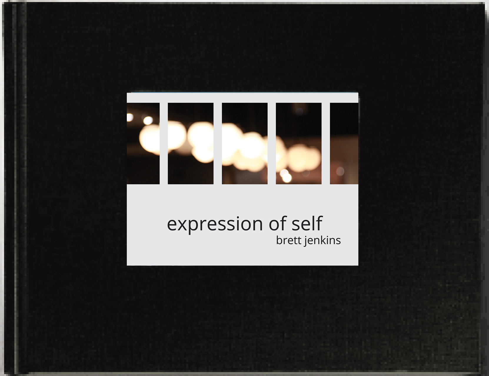 expression of self, a photo book by Brett Jenkins