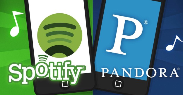 Spotify vs. Pandora phones